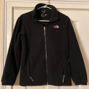 North Face Boys Black Fleece